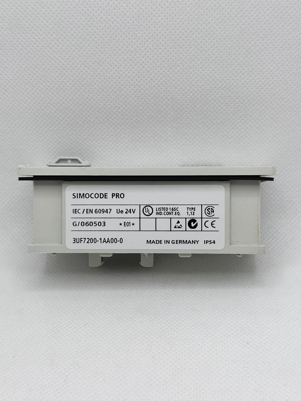 Siemens 3UF7200-1AA00-0 Simocode Pro Operator Panel