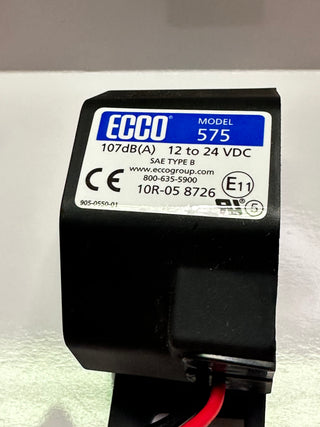 Ecco ACX5136 Back Up Alarm, 12/24V, 107Db Fixed
