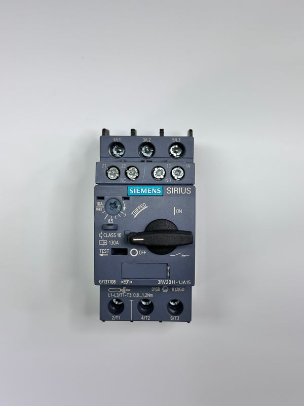 Siemens 3RV2011-1JA15 Circuit Breaker For Motor Protection