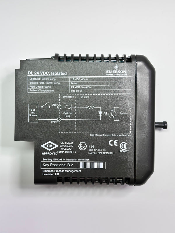 DeltaV  VE4001S2T2B1 Discrete Input Card + Module
