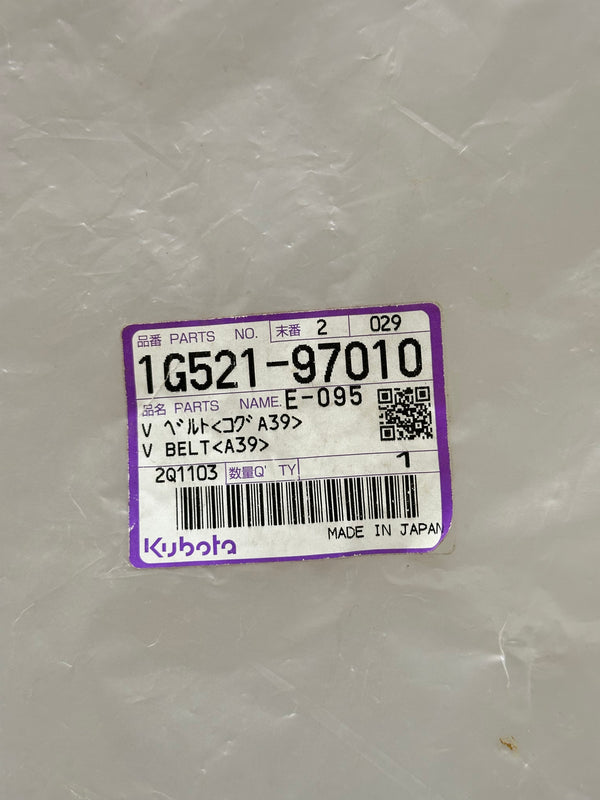 Kubota 1G521-97010 V-Belt