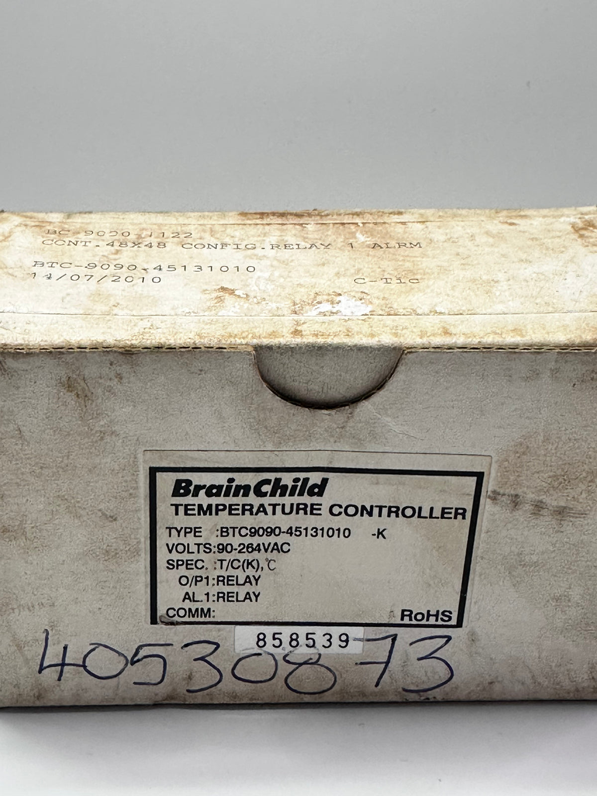 BrainChild BTC-9090 1/16 DIN Microprocessor Based PID Temperature Regulator - BTC9090-45131010-K