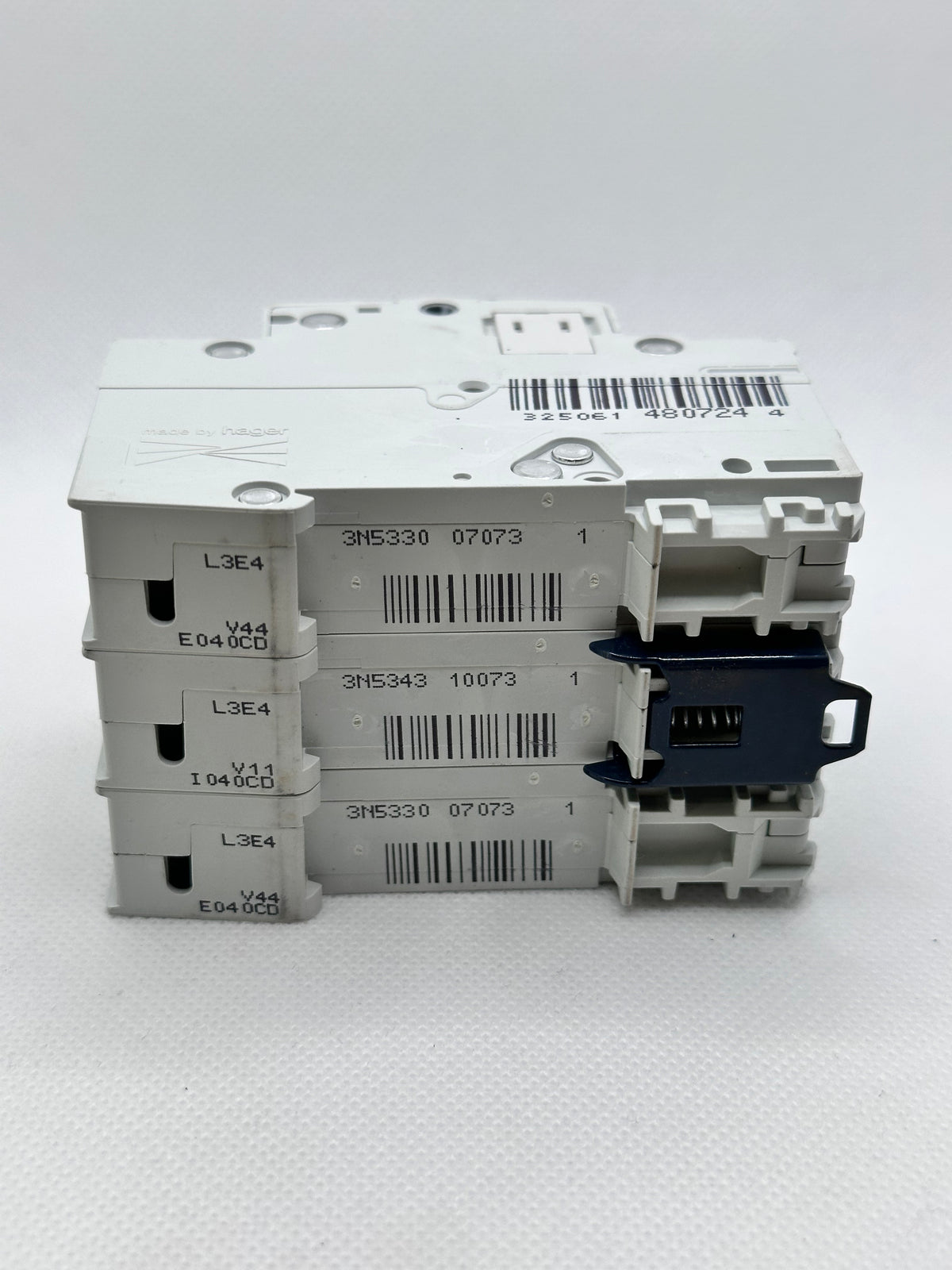 Hager NT340C 40A, 3 Pole Circuit Breaker