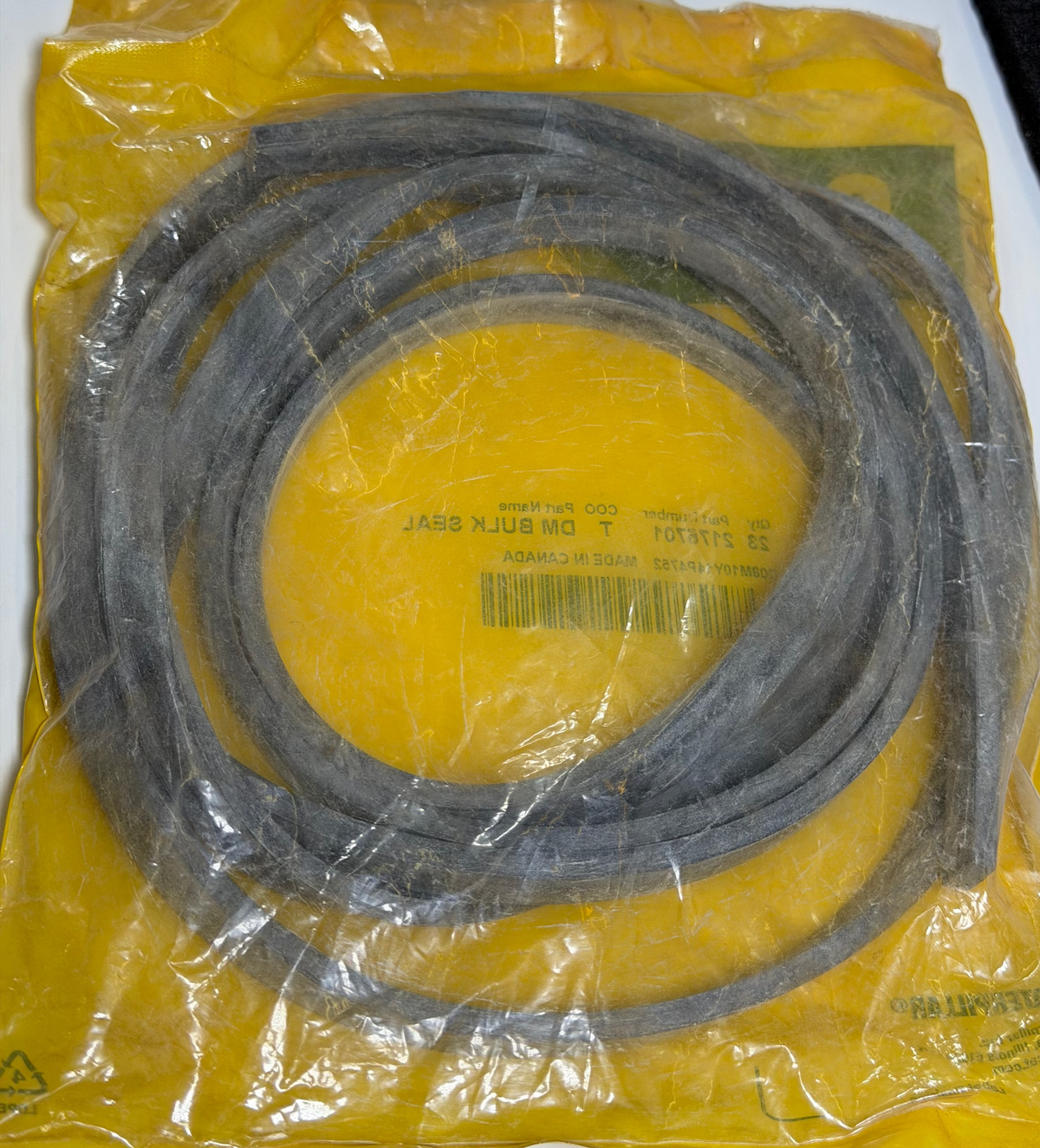 217-5701 4.45mm Thick Bulk Ribbon Seal - Genuine CAT Part
