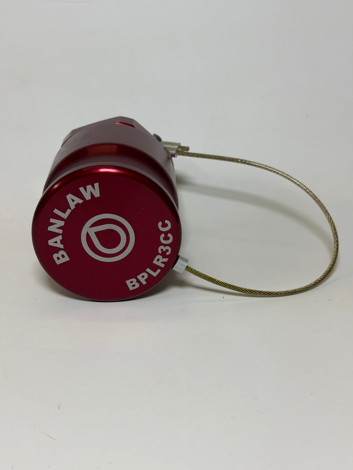 Banlaw BPLR3BE BEC Compatible 3/4" Flush Face Receiver with Cap, RED