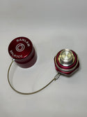 Banlaw BPLR3BE BEC Compatible 3/4" Flush Face Receiver with Cap, RED