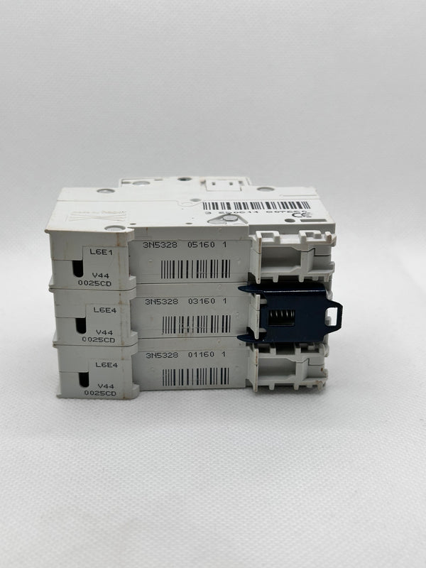 Hager NT325C C-25A 3 Pole Miniature Circuit Breaker