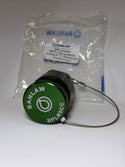 Banlaw BPLR5BE Size 5 Flush Face Fluid Transfer Receiver, 3/4", Green with Cap