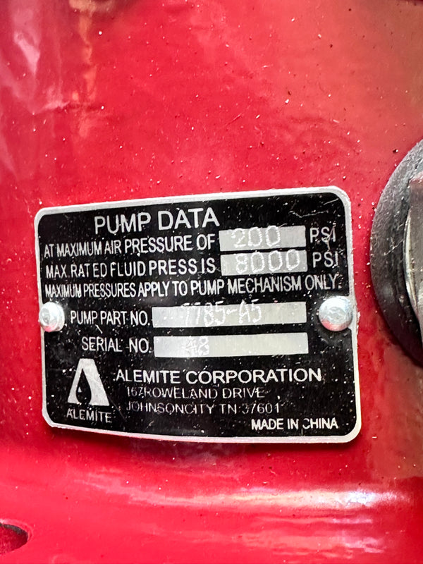 Alemite 7785-A5 High Volume Grease Pump 180Kg