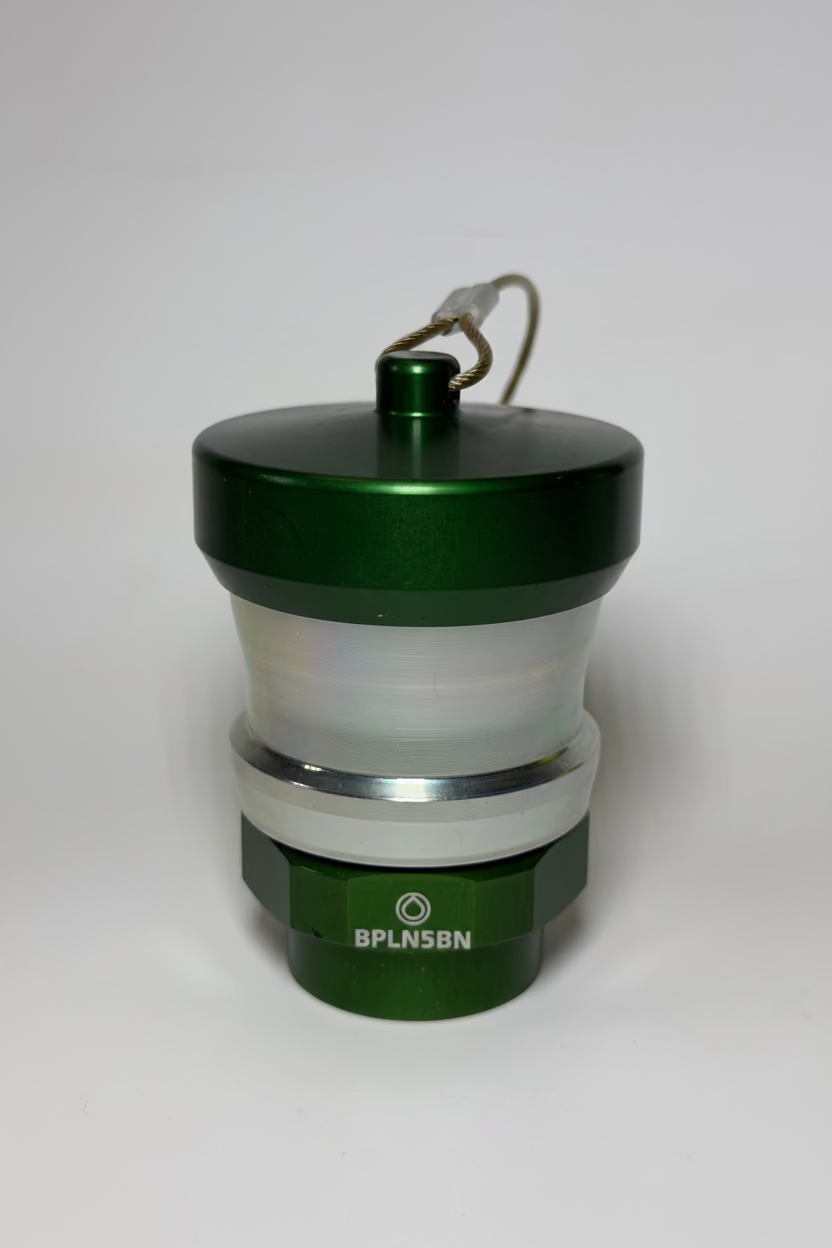 Banlaw BPLN5BNC Flush Face Size 5 Nozzle Including Cap, 3/4" NPTF