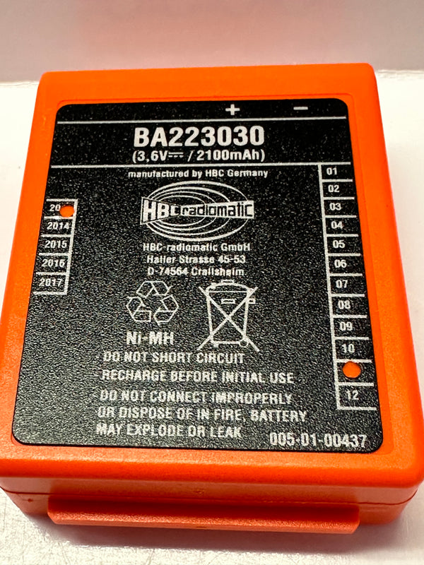 Remote Control Transmitter Battery for HBC
