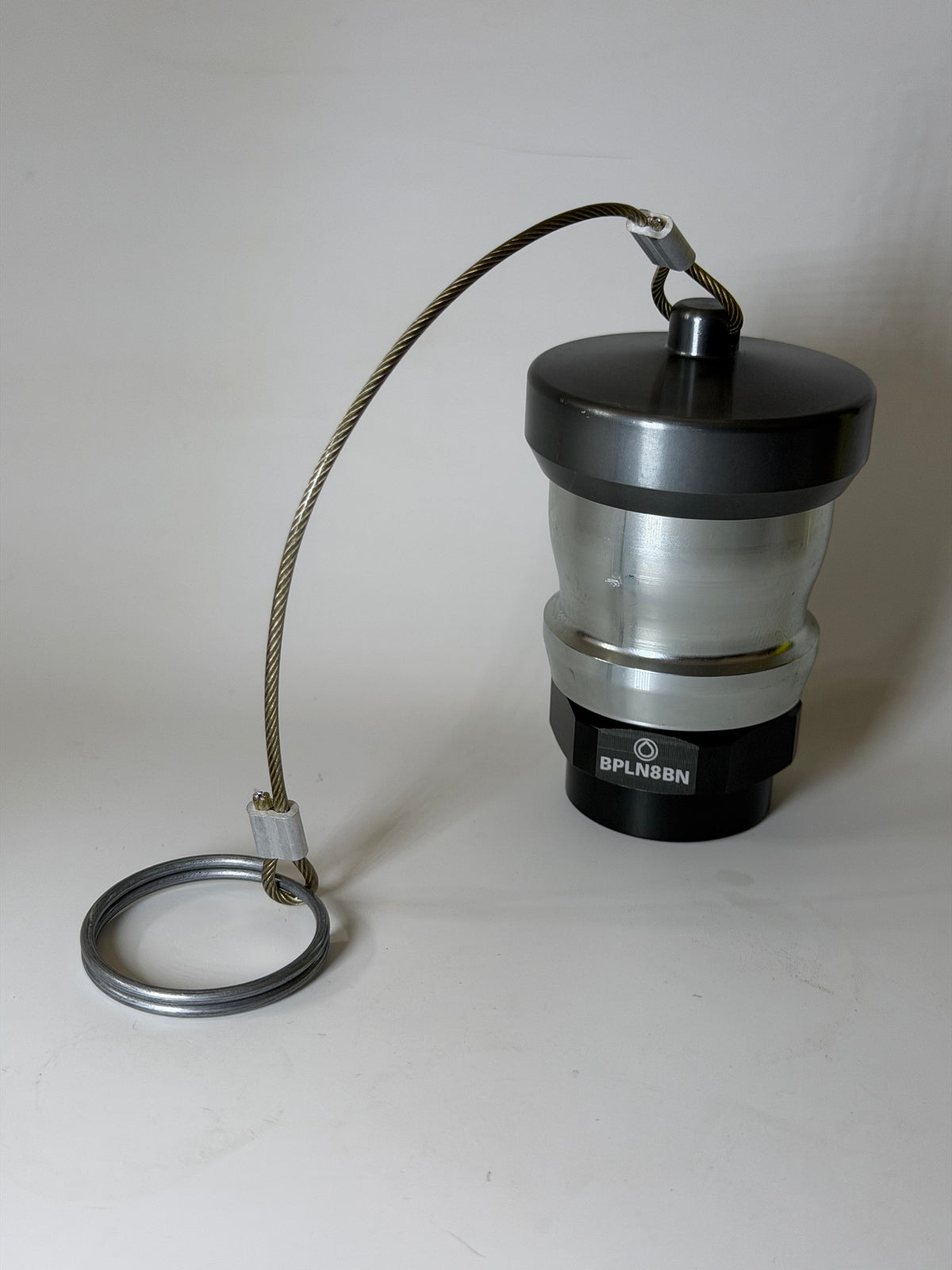 Banlaw BPLN8BNC Size 8 Nozzle, Flush Face Receiver, Platinum, 3/4" with Cap