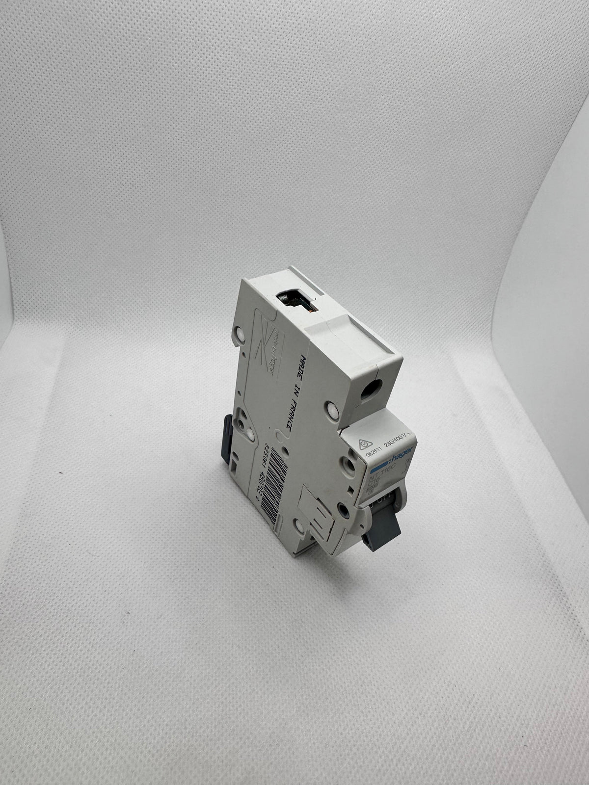 Hager NT116C C-16A 1 Pole Miniature Circuit Breaker MCB C Curve