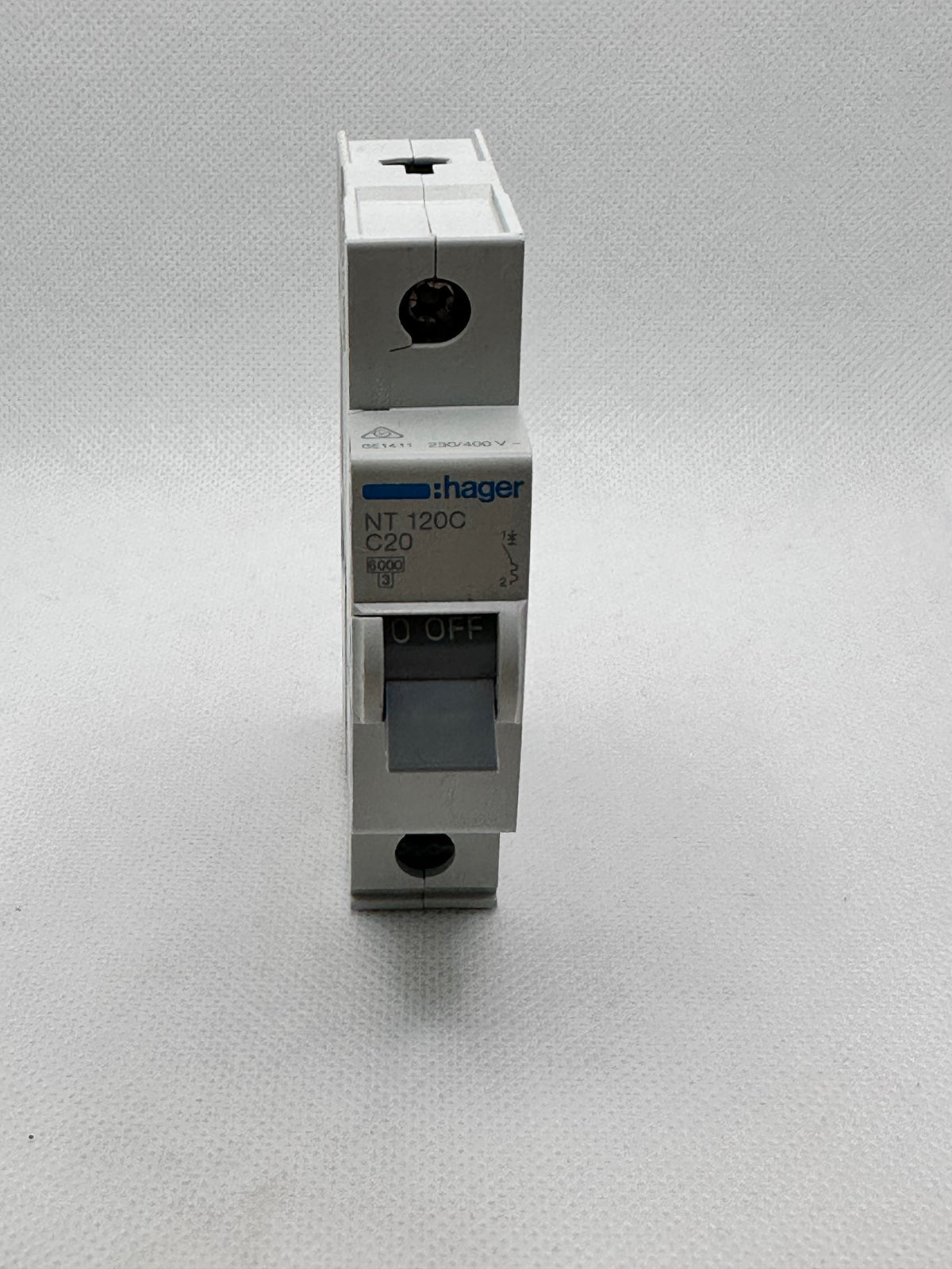 Hager NT120C C-20A Miniature Circuit Breaker MCB C Curve