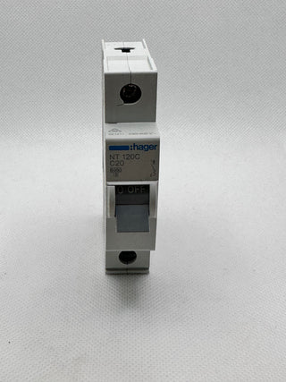 Hager NT120C C-20A Miniature Circuit Breaker MCB C Curve