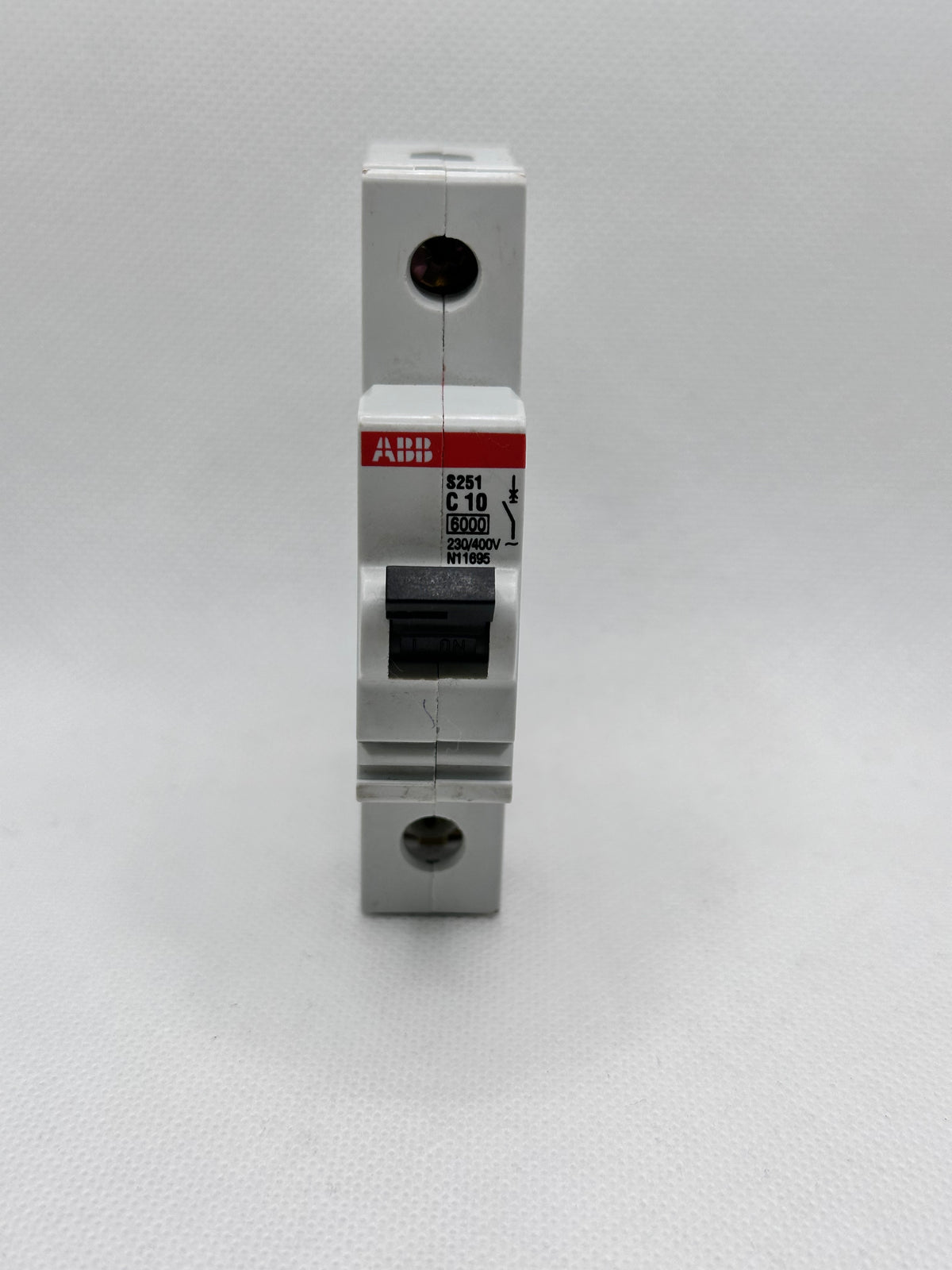 ABB S251C Thermal-Magnetic Miniature Circuit Breaker, 1P, 10A C Curve