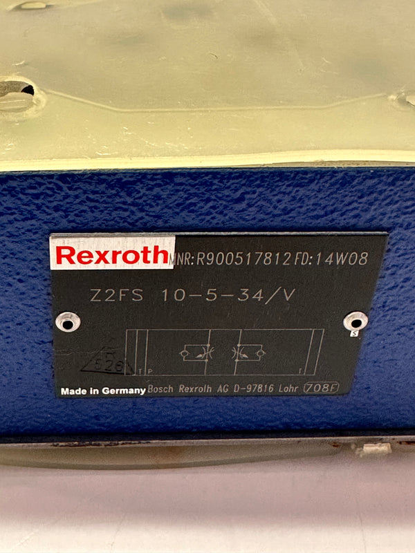 Bosch Rexroth Hydraulic Flow Control Valve R9000517812