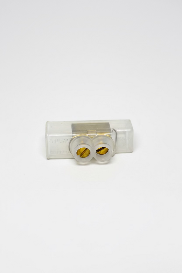 Clipsal 563K16 Cable Connector, 500 Series, Clear Insulated Two Screw 63A, box of 10