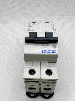 DTCB10202C Din-T 10 C2 Miniature Circuit Breaker 2A, 2 Pole