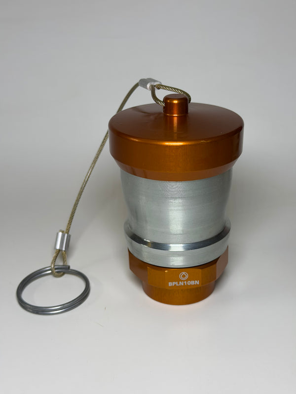 Banlaw BPLN10BNC Flush Face Nozzle, Orange, 3/4" c/w Cap