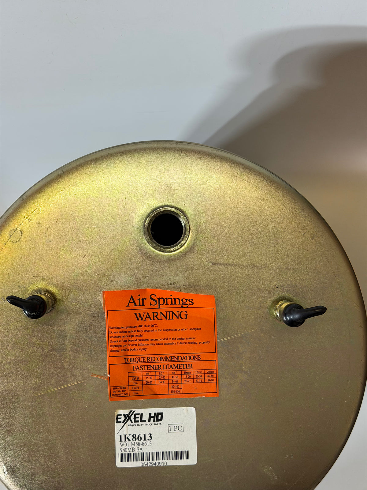 Exxel 1K8613 Air Spring / Bellows — 250 mm Diameter