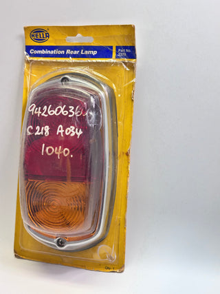 Hella 2370 Combination Rear Lamp - Vintage Style, Chrome Surround