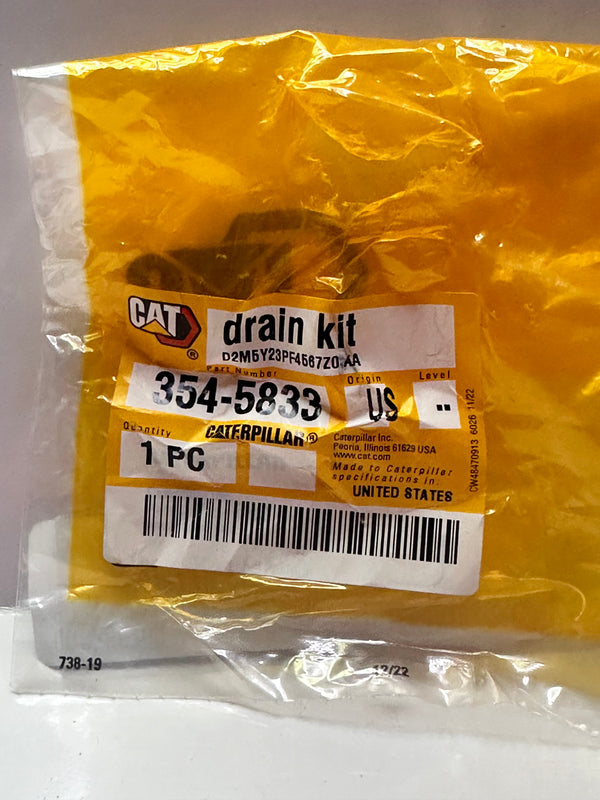 Caterpillar CAT 354-5833 Drain Kit