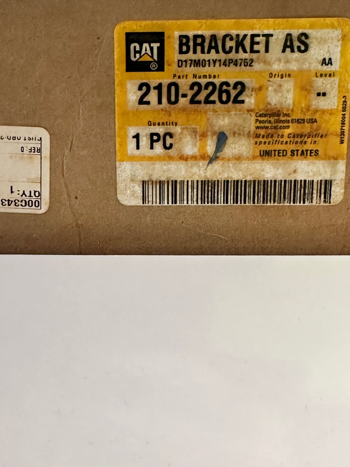 CAT 210-2262 Seat Recliner Bracket