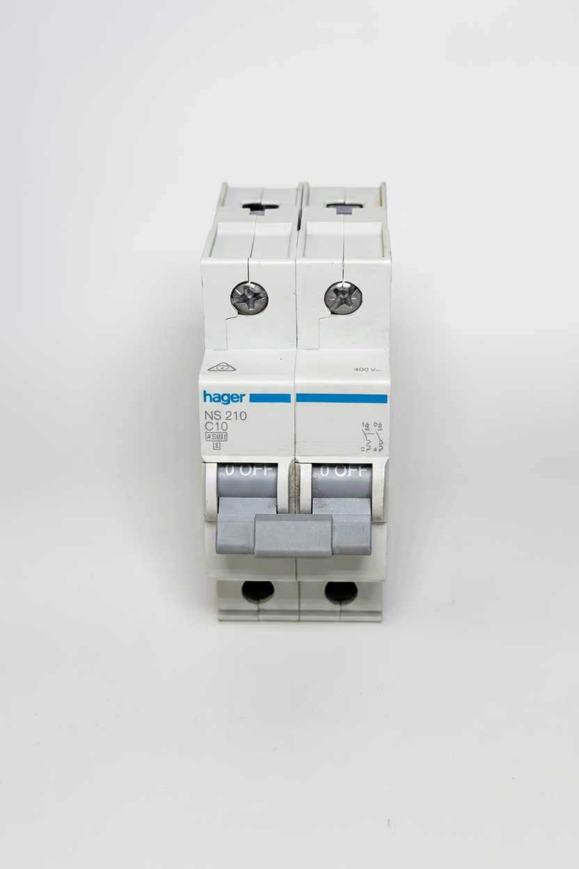Hager NS 210 C10 Circuit Breaker — 10 A, 2 Pole
