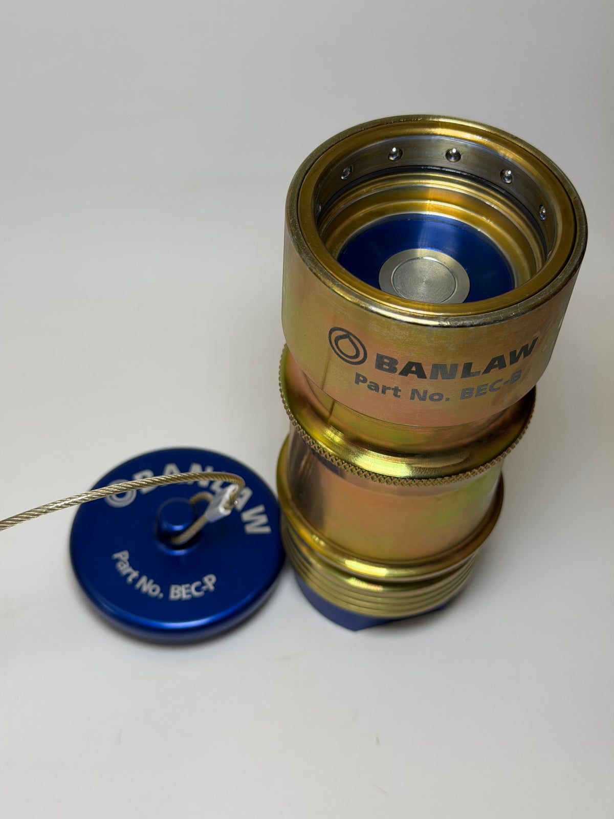 Banlaw BEC-B Flush-Face BPL Evacuation Coupling — 1" NPT