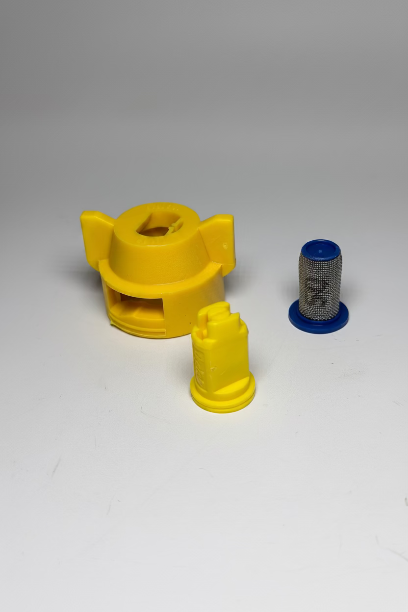 Quick TeeJet Yellow Cap, AIXR Tip & Strainer - Bag of 9