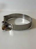 Clampco 941ME-0378 Stainless Steel T-Bolt Band Clamp, Heavy Duty, bag of 8