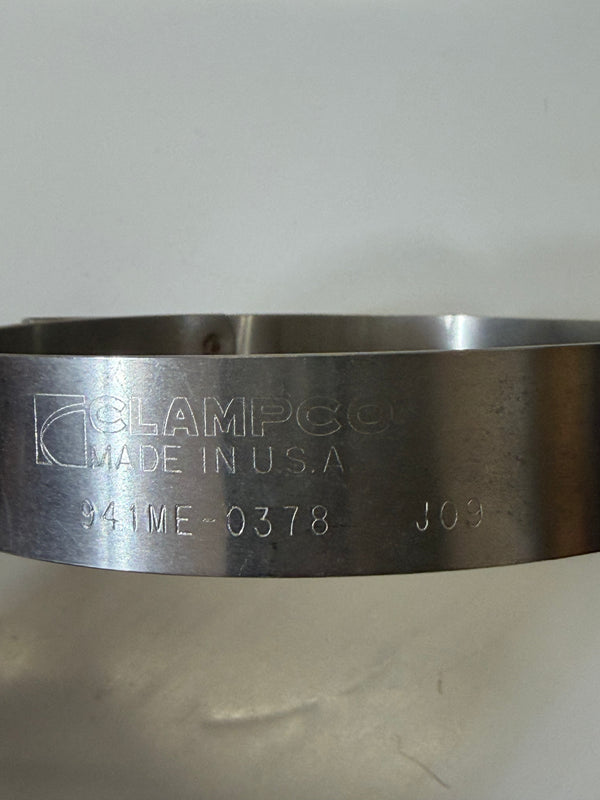 Clampco 941ME-0378 Stainless Steel T-Bolt Band Clamp, Heavy Duty, bag of 8