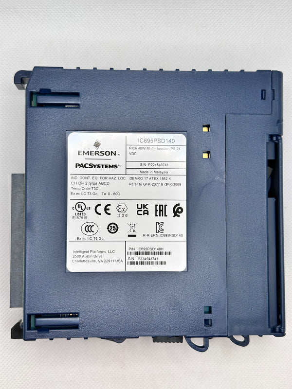 IC695PSD140 PACSystems™ RX3i Universal Backplane 24Vdc multi-purpose 40W Power Supply