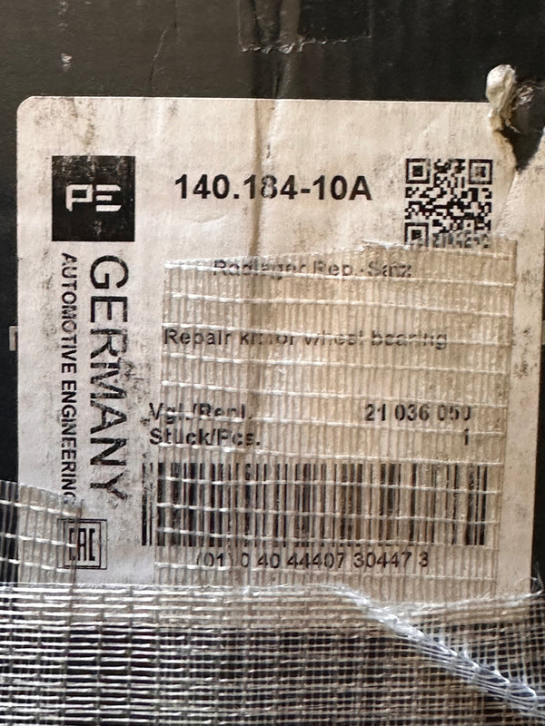 PE 140.184-10A Repair Kit for Wheel Bearing