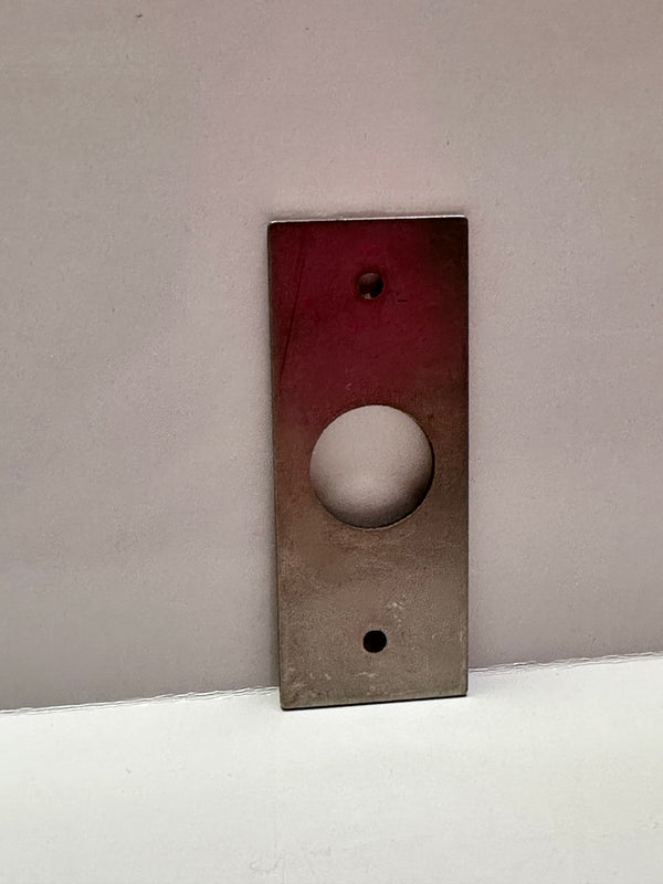 Nidac Flush Stainless Steel Architrave Type Press to Exit Plate (Only)