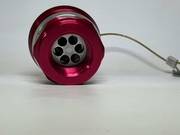 Banlaw BPLN3BNC Size 3, 3/4" NPT Flush Face Nozzle, Red with Cap