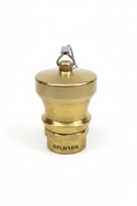 Banlaw BPLN1BNC Size 1, 3/4" NPT Flush Face BPL Nozzle, Brass with Cap