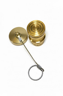 Banlaw BPLN1BNC Size 1, 3/4" NPT Flush Face BPL Nozzle, Brass with Cap
