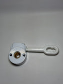Outdoor Awning Crank Gearbox for Retractable Blinds (white)
