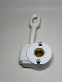 Outdoor Awning Crank Gearbox for Retractable Blinds (white)