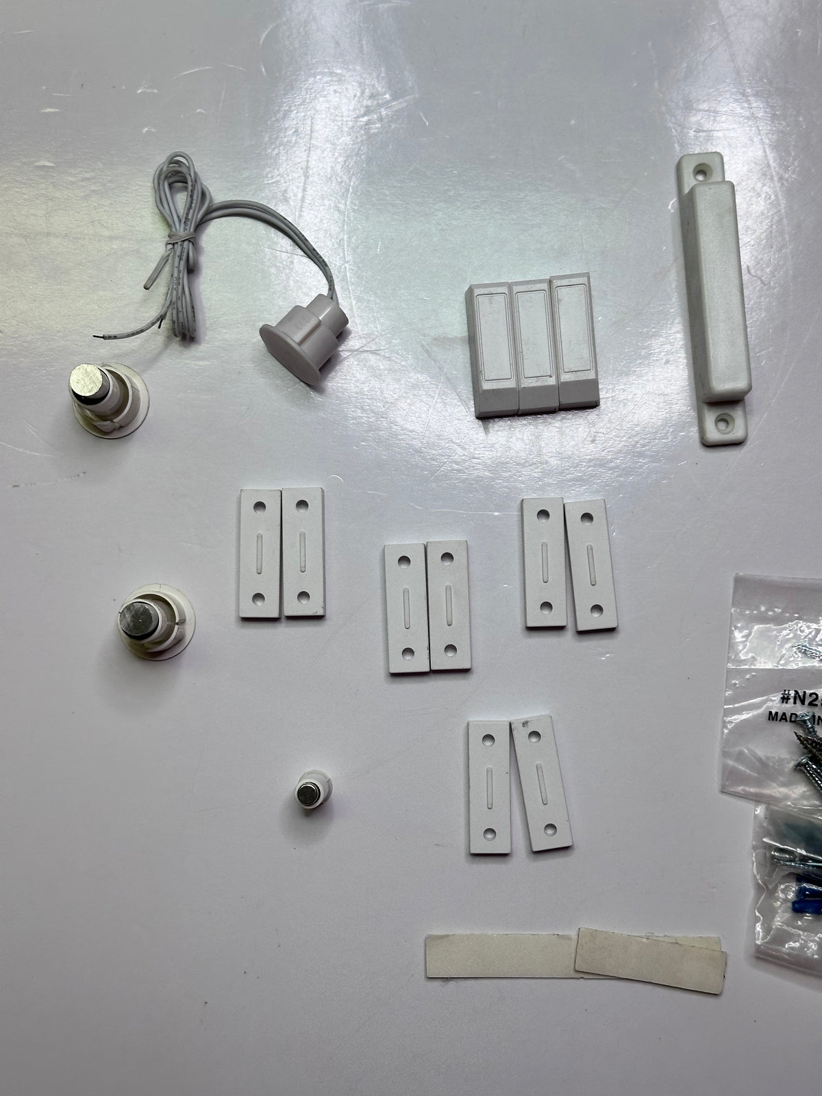 Assorted Security Reed Switches, Mounts and Screws — Bag