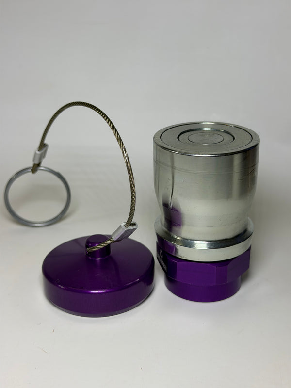 Banlaw BPLN7BNC Size 7 Flush Face, BPL Nozzle, Purple with Cap