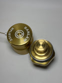 Banlaw BPLR1BE BEC Compatible 3/4" NPT Receiver, Flush Face Series, Brass with Dust Cap