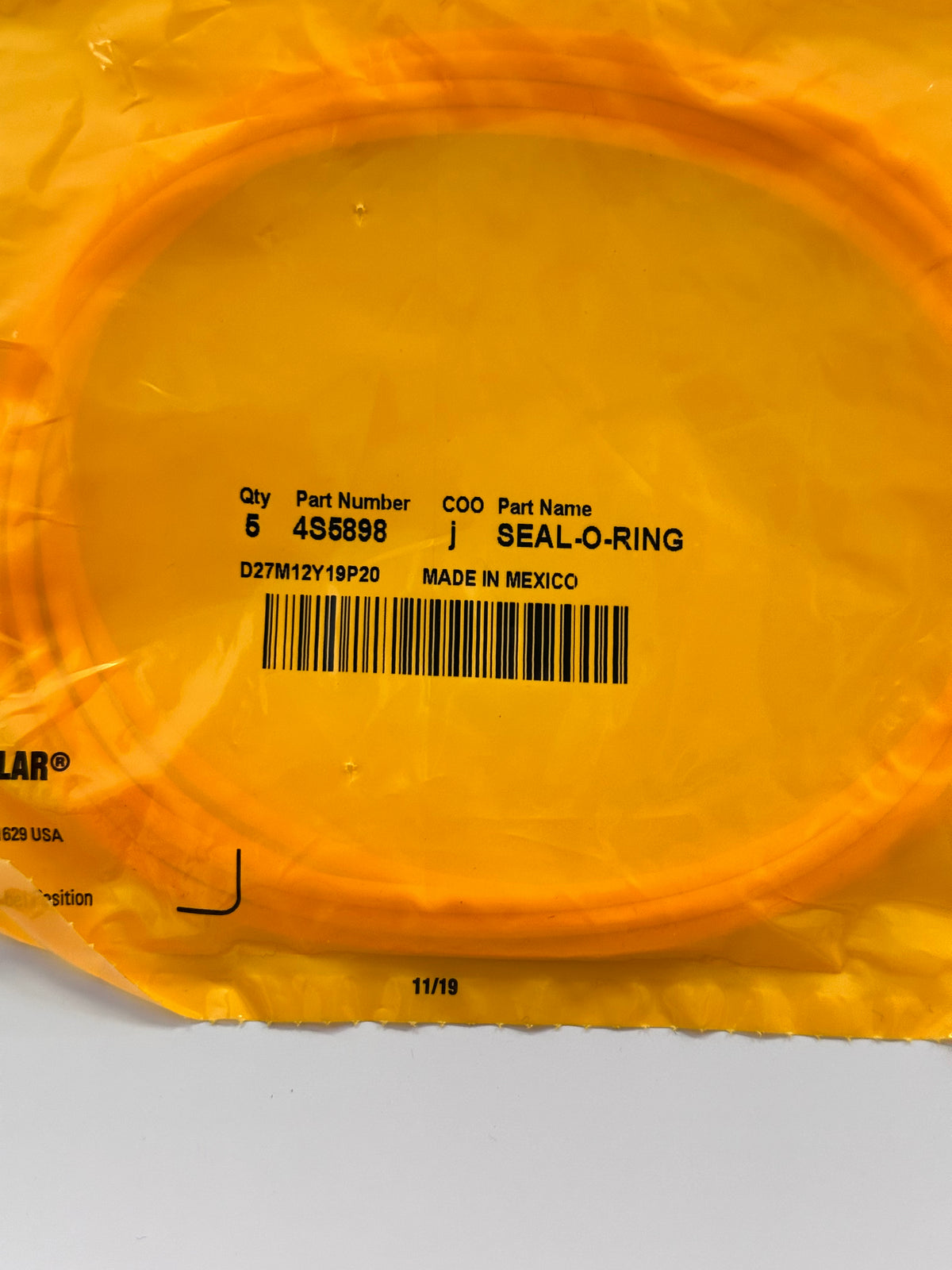 4S-5898 O-RINGS - Bag of 5
