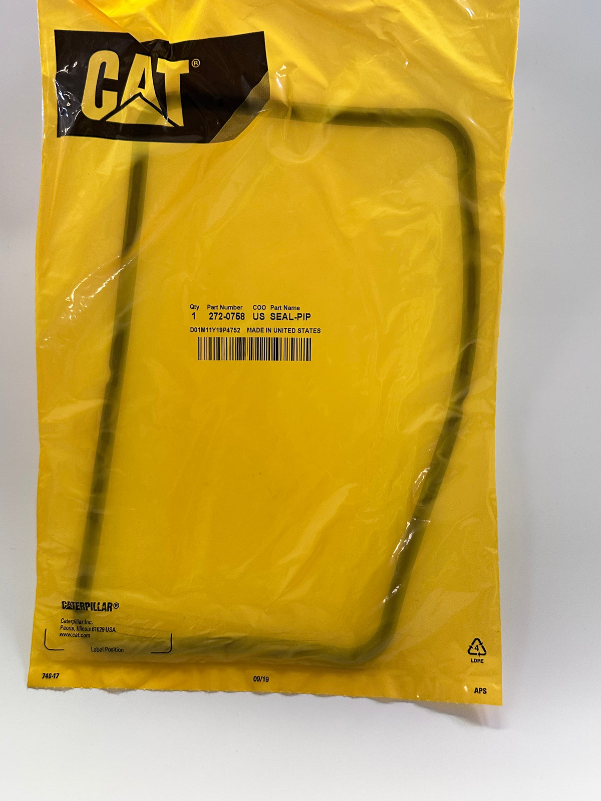 Caterpillar CAT 272-0758 Camshaft Cover Press-in-Place Seal