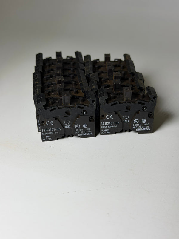 Siemens 3SB3 Series Contact Block, 1NO - 3SB3403-0B