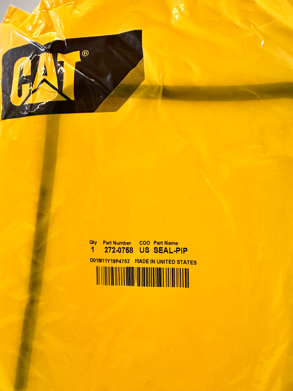 Caterpillar CAT 272-0758 Camshaft Cover Press-in-Place Seal