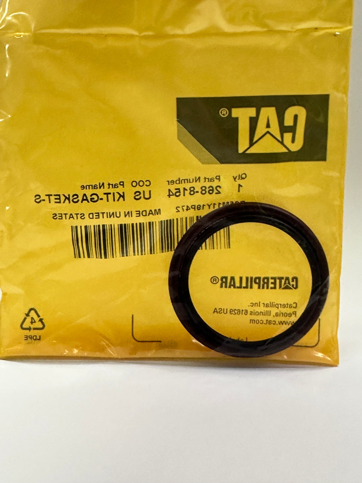CAT 268-8154 Single Fuel Injector Installation Gasket Kit
