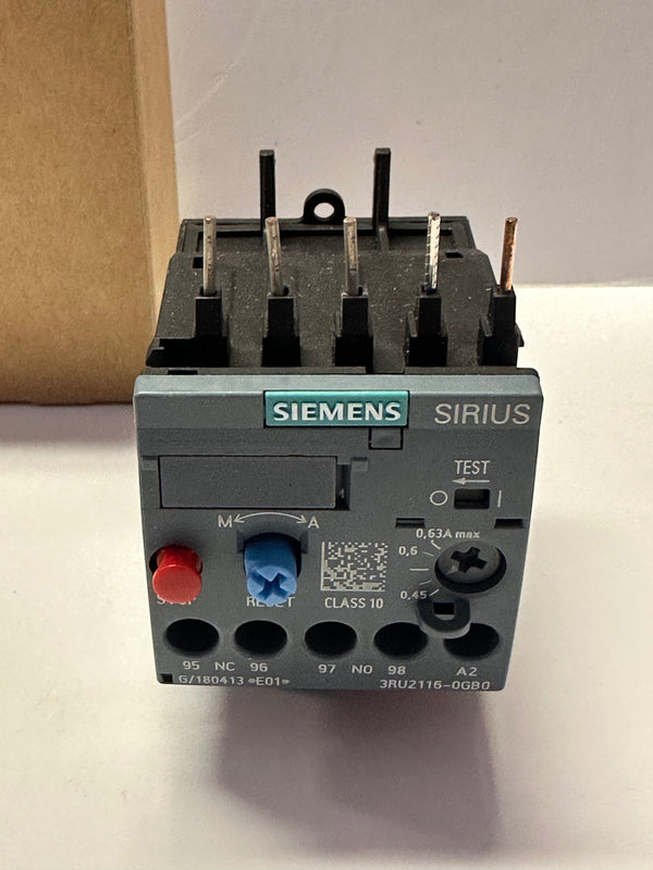 SIEMENS 3RU2116-0GB0 Overload Relay